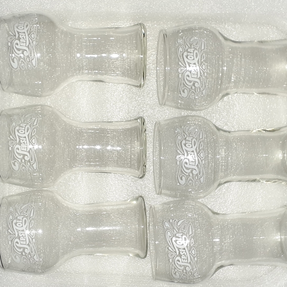 Vintage Pepsi-Cola Glassware 6 Piece Set - Picture 4 of 13